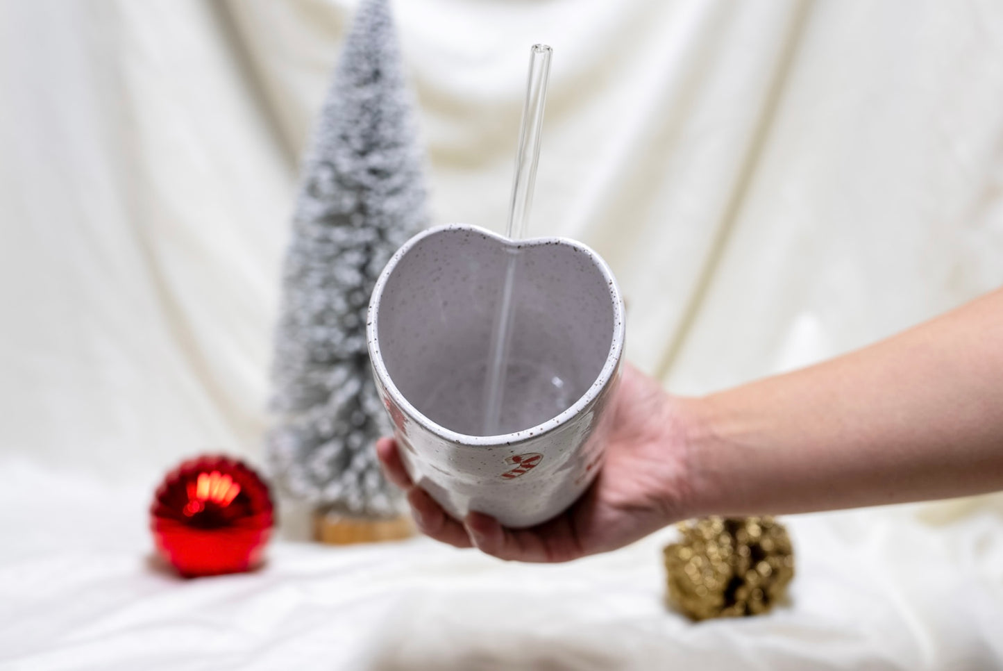 Candy Cane Lane Straw Cup