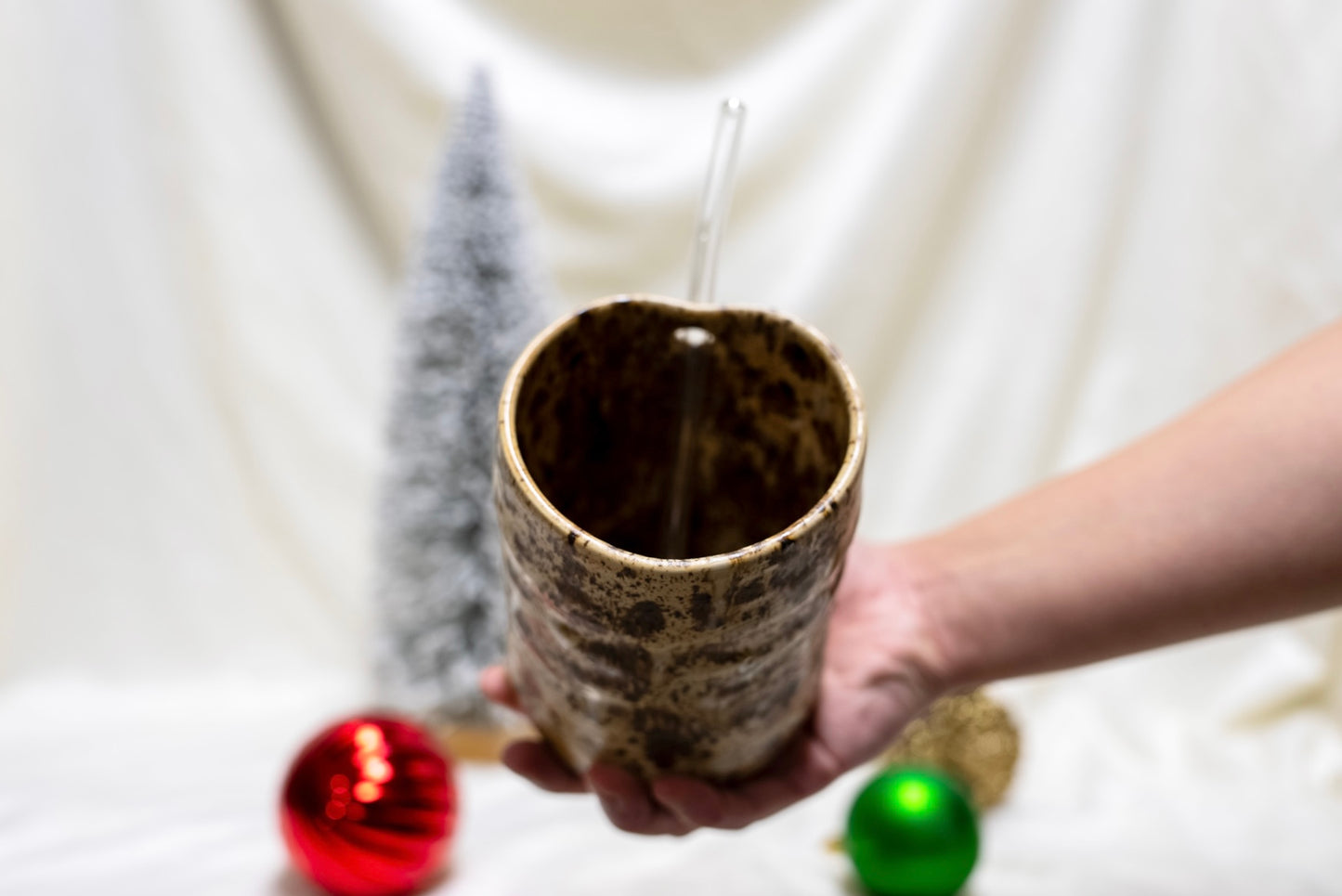 Mocha Drip Straw Cup