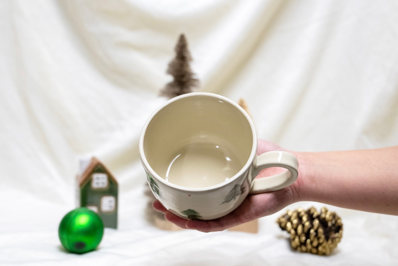 Hand-Painted Forest Mug