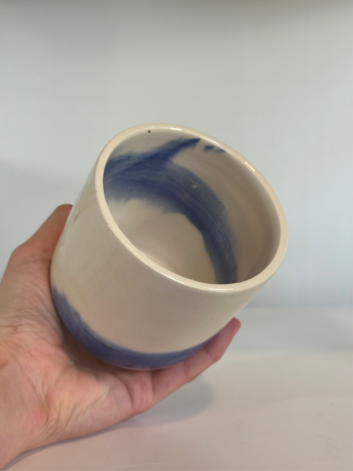 Blue Misty Pinch Cup