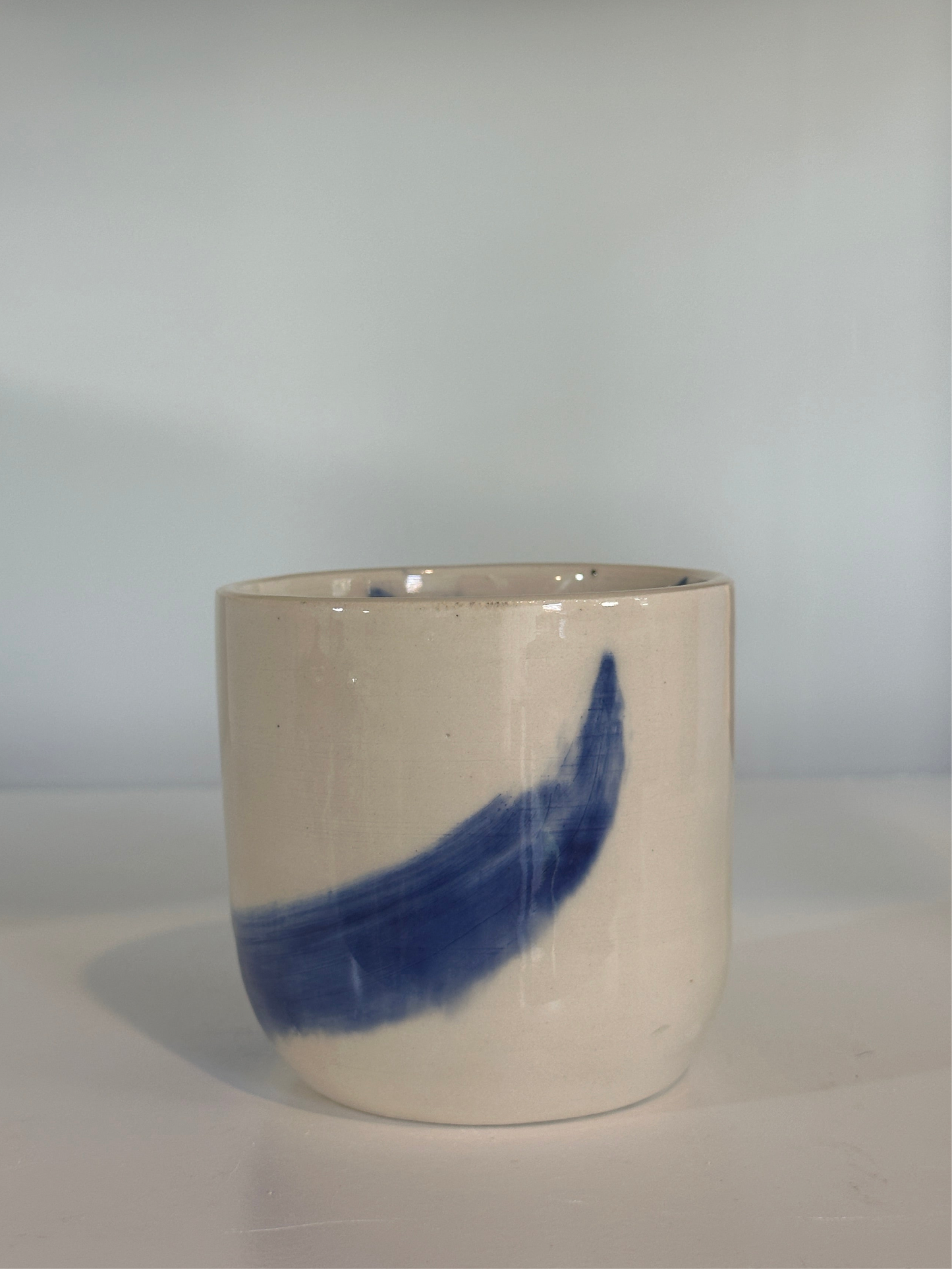 Blue Misty Pinch Cup