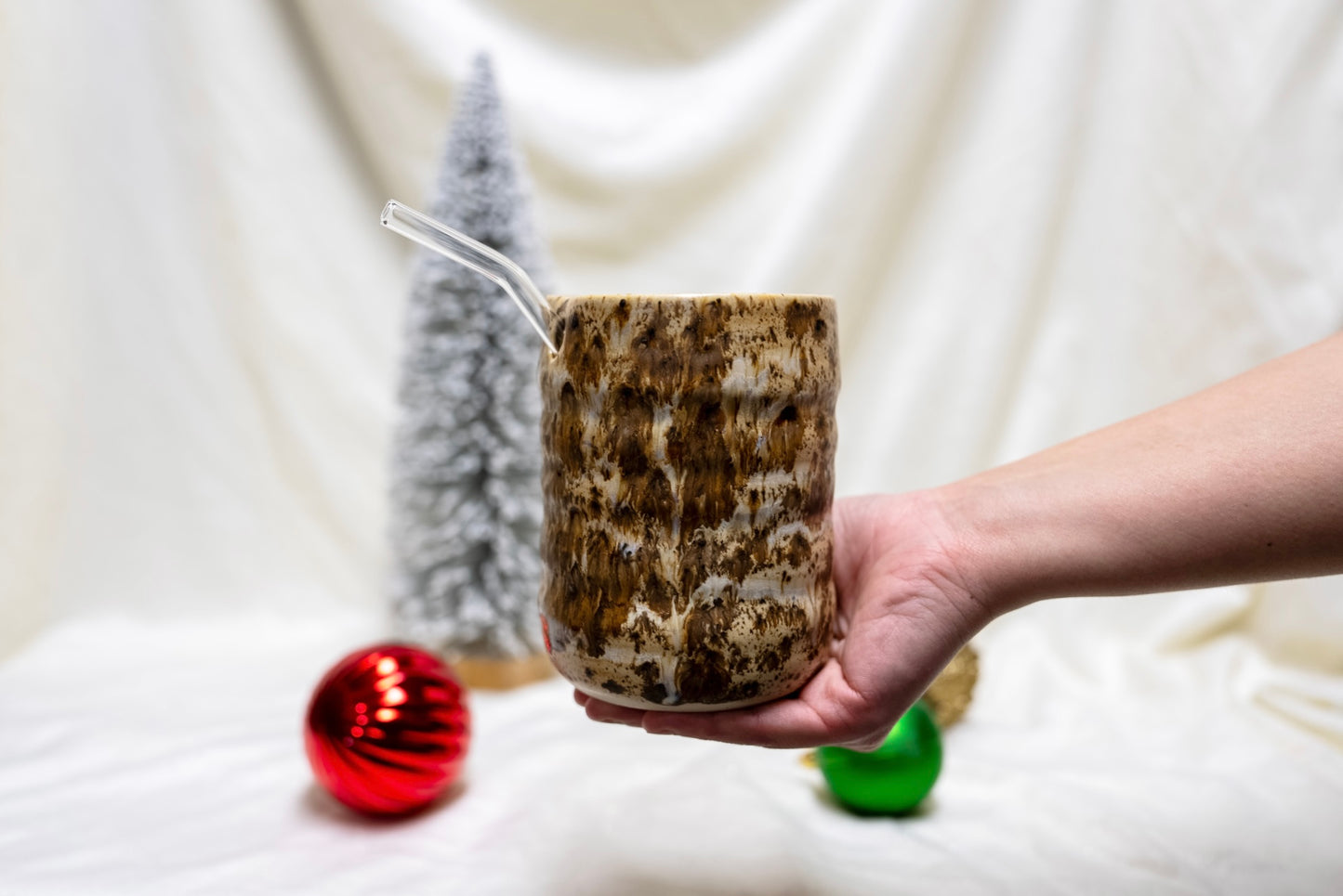 Mocha Drip Straw Cup