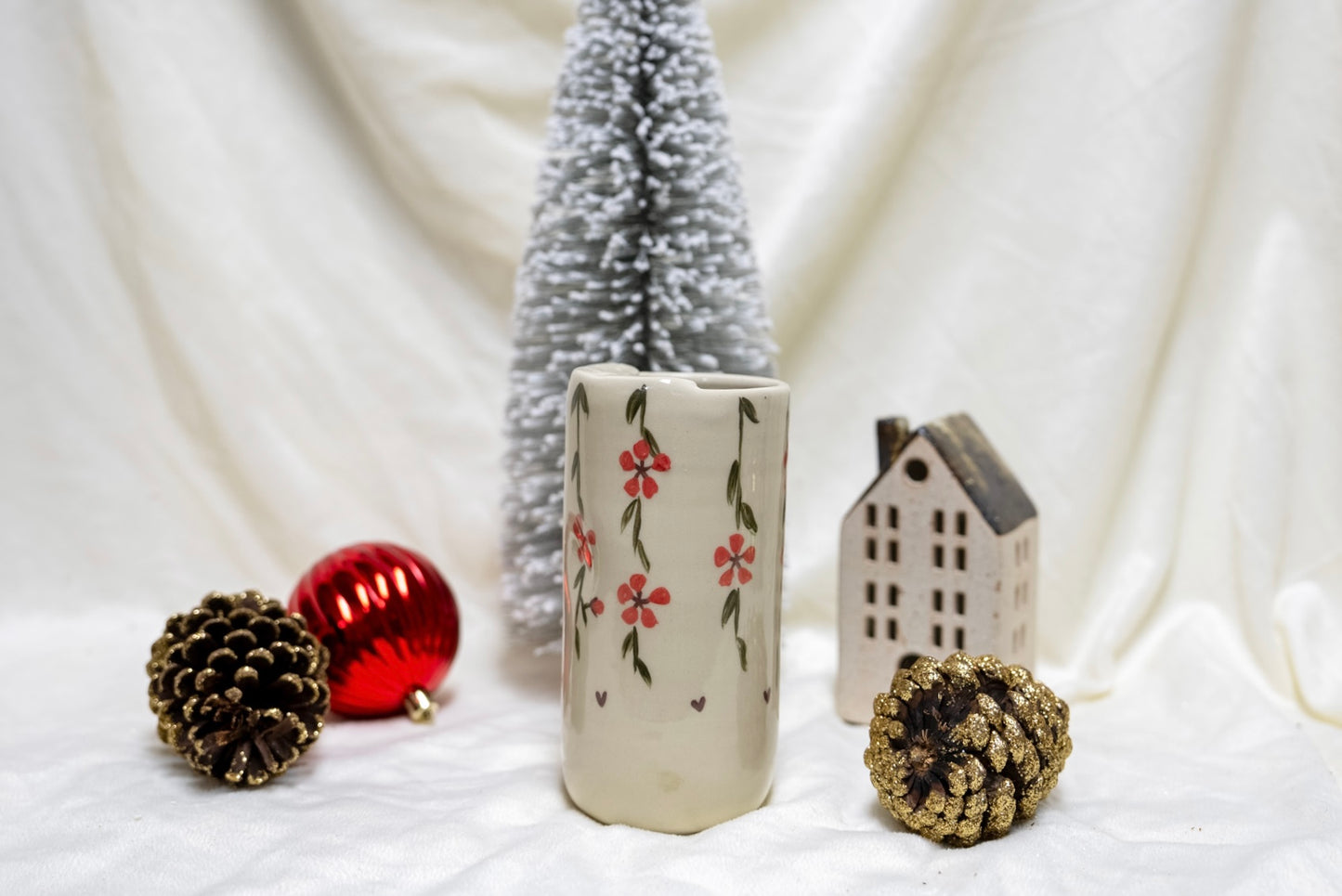 Winter Bloom Travel Mug