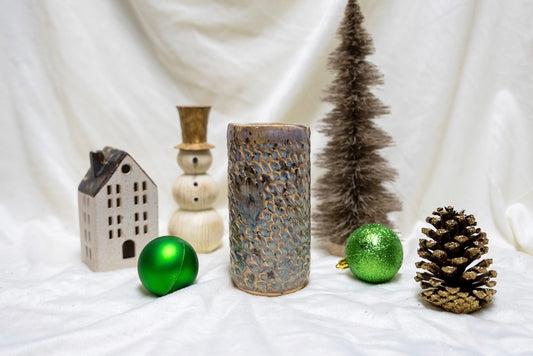 Winter Twilight Textured Travel Mug