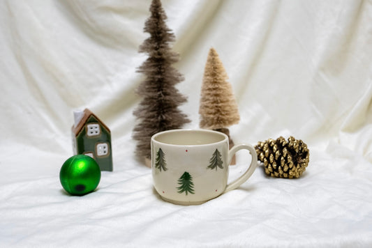 Hand-Painted Forest Mug
