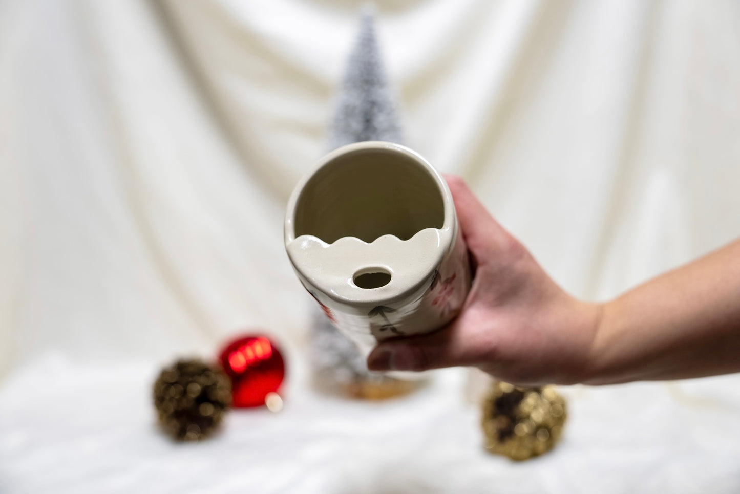 Winter Bloom Travel Mug