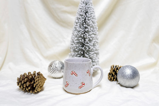 Speckled Candy Cane Mug